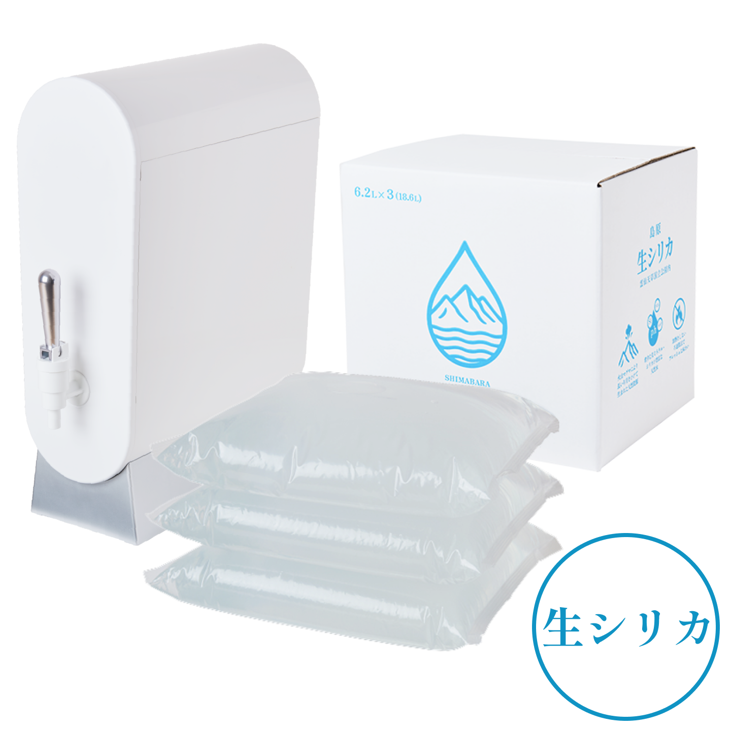 島原天然水生シリカ スターターパック（3パック付）